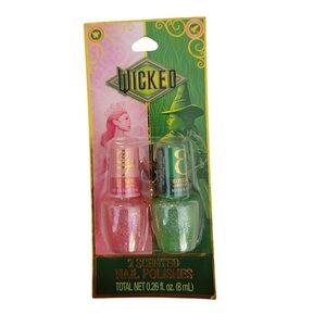 Wicked Scented Nail Polish Set - Pink and Green